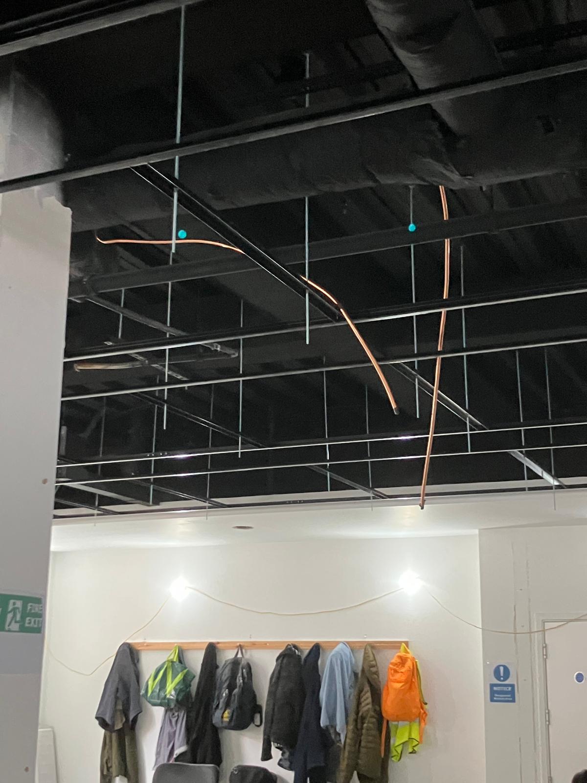 Open plan fit-out taking shape